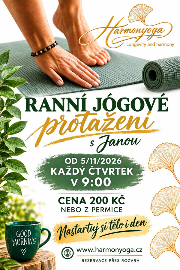 Ranní jógové protažení s&nbsp;Janou