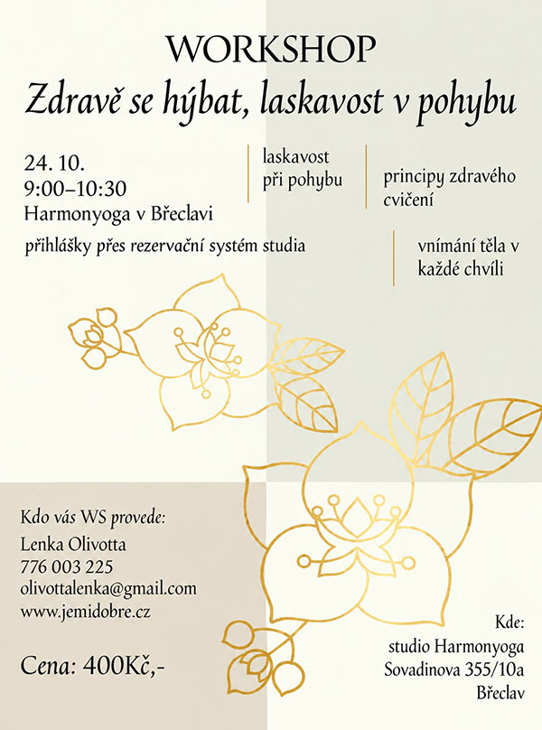 Zdravě se hýbat, laskavost v&nbsp;pohybu